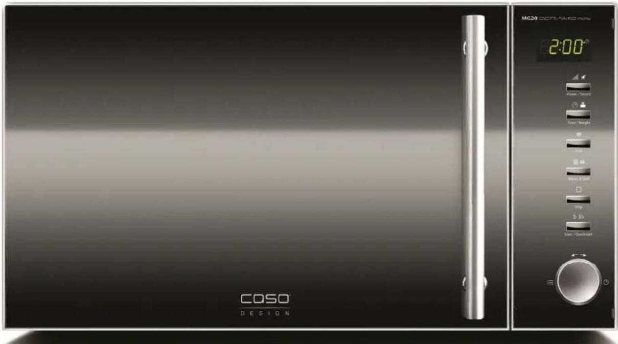 CASO MG20 Ceramic menu - Microonde et grill MG20CERAMIC menu - 1