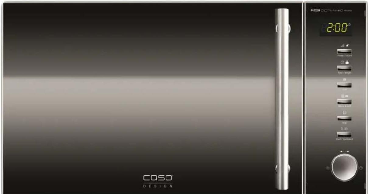 CASO MG20 Ceramic menu - MG20CERAMIC menu - 1