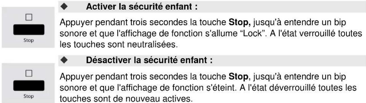 CASO MCG20 Chef - Sécurité infant - 1