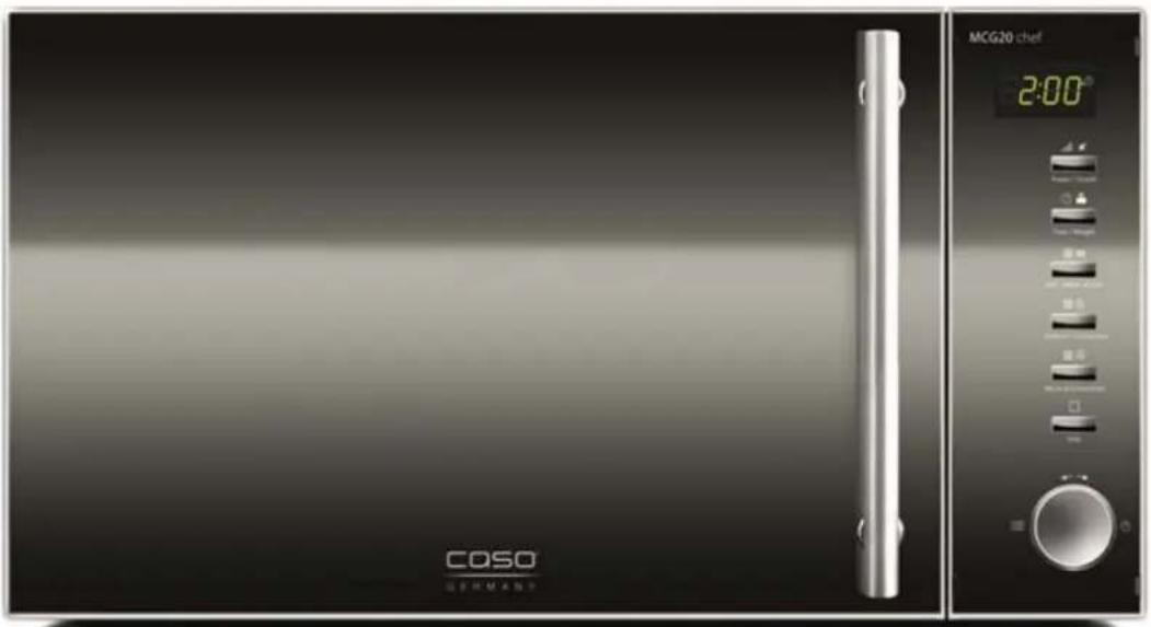 CASO MCG20 Chef - Original Operating Manual - 1