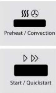 CASO MCG250 Pro - "Preheating and Convection cooking" mode - 1
