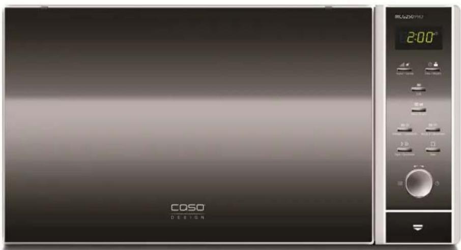 CASO MCG250 Pro - Microwave, Grill and Convection Oven & active pizza backing tray MCG250 Pro - 1