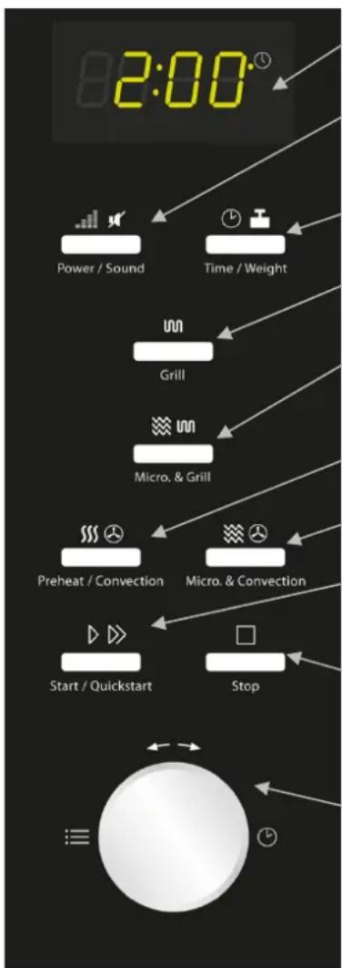 CASO MCG250 Pro - Bedienelemente und Anzeige - 1