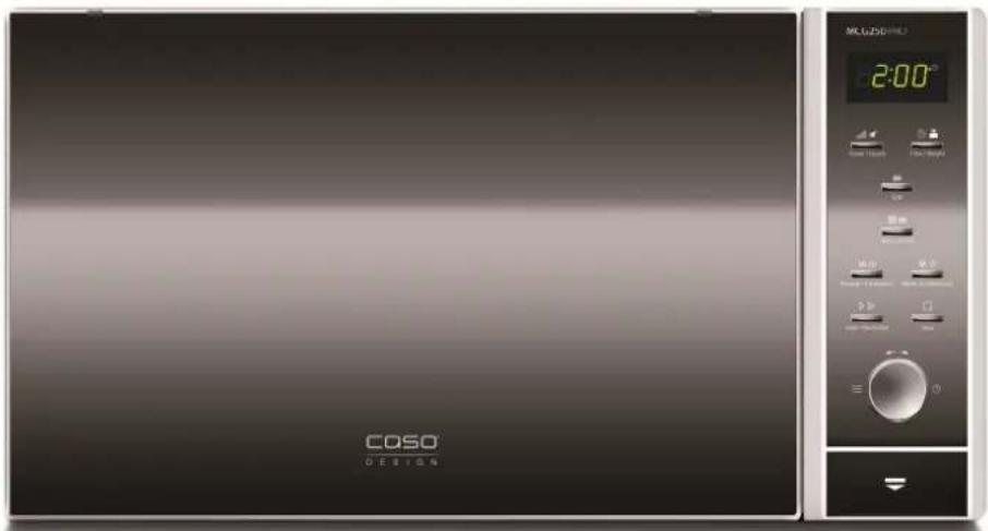 CASO MCG250 Pro - Micro-onde, grill et four à air pulsé &amp; actifes plaque à gateaux de pizza MCG250 Pro - 1