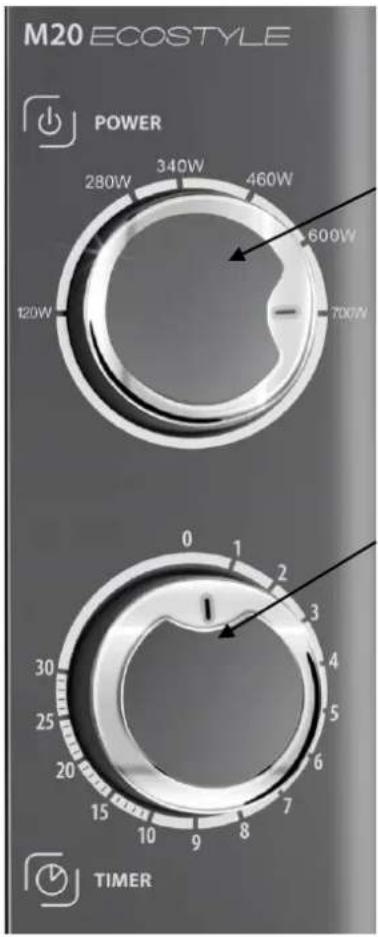 CASO M20 Ecostyle - Operating elements and displays - 1