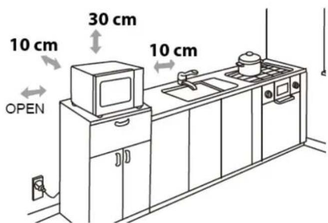 CASO C2100M - Aufstellung des Gerätes - 1