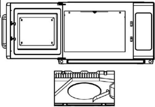 CASO C2100M - Nettoyage de la protection anti-éclaboussures supérieure - 2