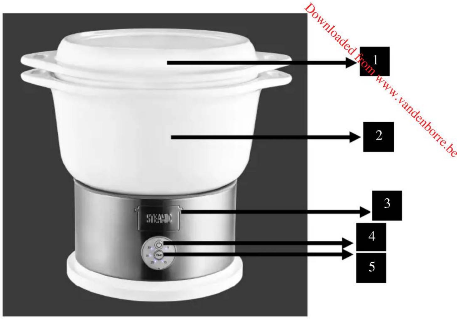 KALORIK TKG MG 1002 DG - Dampftopf Food Steamer Cuiseur Vapeur Stoomkoker - 1
