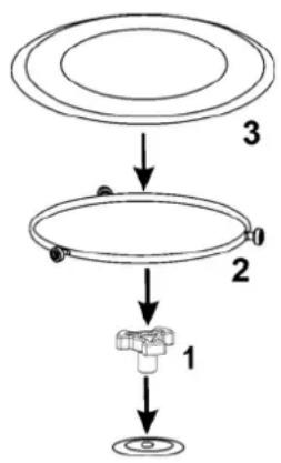 BLOMBERG MKE 5450 X - ATTENTION: LE FOUR DOIT ETRE OBLIGATOIREMENT RELIE A LA TERRE. - 1