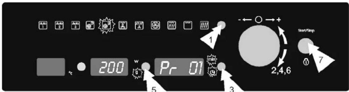 BLOMBERG MKE 5450 X - Décongélation en fonction du poids (automatique) - 1