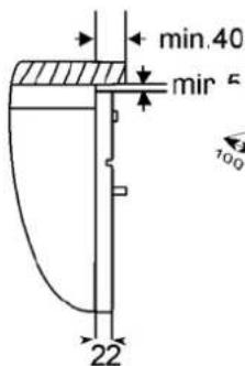 BLOMBERG MKE 5450 X - Dimensions pour l'installation du four / Afmetingen voor installmentie - 2