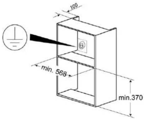 Küppersbusch EMWGLR 3260.0 - Dimensions pour l'installation du four / Afmetingen voor installmentie / Evωμάτωση - 2
