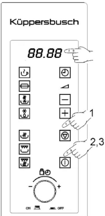 Küppersbusch EMWG 8605.2E - Blocage de sécurité - 1