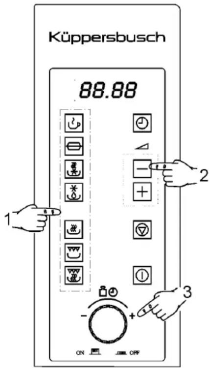 Küppersbusch EMWG 8605.2E - Pendant le fonctionnement... - 1
