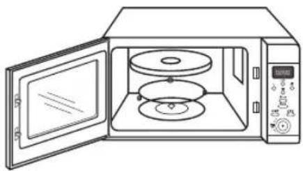 Micromaxx MM 42201 - Glasteller einsetzen - 1