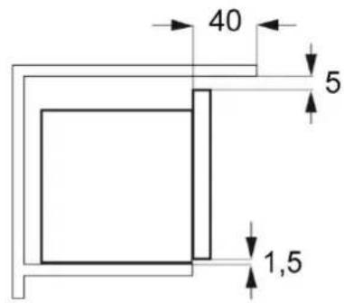 Küppersbusch EMWK6551 - Dimensions pour l'installation du four / Afmetingen voor installmentie - 2
