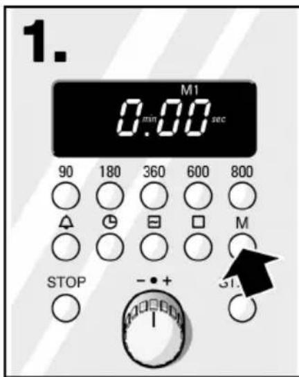 Küppersbusch EMWK 870.1 - Gericht programmieren - 1
