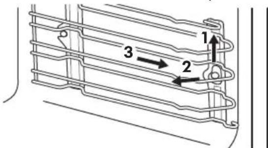 IKEA Granslos 203.009.36 - Retrait des supports de grille - 1