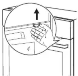 IKEA GRANSLOS 903.009.33 - Utilizzo del dispositivo di sicurezza bambini meccanico - 1
