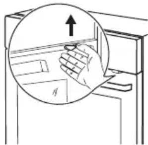 IKEA GRANSLOS 903.009.33 - Utilisation du verrouillage mécanique de la porte - 1