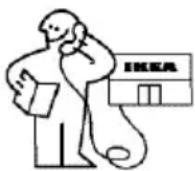 IKEA BEJUBLAD 503.009.30 - Comment nous joindre en cas de besoin - 1