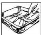 AEG-ELECTROLUX Micromat MCD 1751 - Irregular shaped food - 1