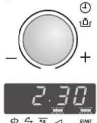 AEG-ELECTROLUX Micromat MC 1761EA - Temps de cuisson Palier de - 1