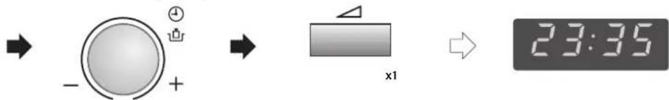 AEG-ELECTROLUX Micromat MC 1751 EB - Setting the clock - 3
