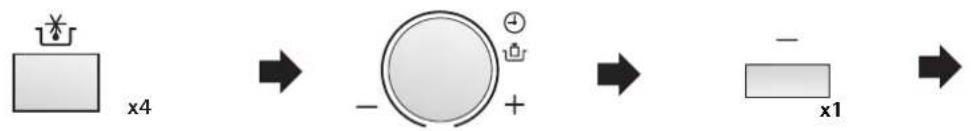 AEG-ELECTROLUX MCC 4060 EM - a) Ändern der vorprogrammierten Zeiteinstellung: - 1
