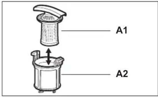 AEG FAVORIT 35400 VI - Cleaning the filters - 2