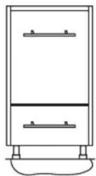 FAGOR LF0731T - Vertikaal inbouwbaar - 1
