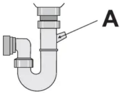 M-SYSTEM MVW651VW - Water drain connection - 2