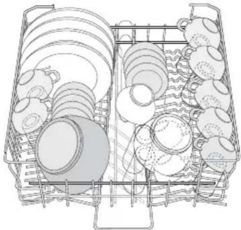 M-SYSTEM MVW651VW - The upper basket - 1