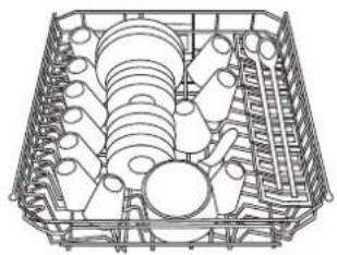 Ariston Thermo LZ 705 Extra - Esempi di caricamento cestllo superiore - 2