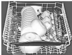 Ariston Thermo LZ 700 Duo - Regolazione del cestello superiore. - 6