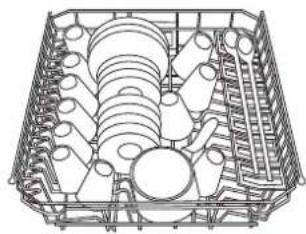 Ariston Thermo LVR 645 A - Esempi di caricamento cestllo superiore - 2
