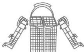 Ariston Thermo LVR 645 A - Cestello delle posate - 3