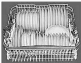 Ariston Thermo LVO 680 Duo IX - Regulación del cesto superior. - 4