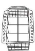 Ariston Thermo LV 645 A - Cesto de los cubiertos - 1