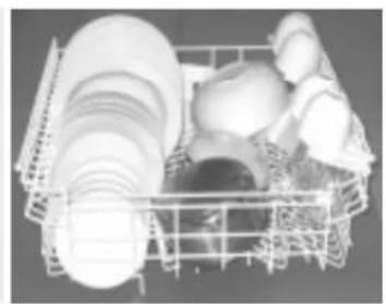 Ariston Thermo LV 650 A - How to adjust the top rack. - 6