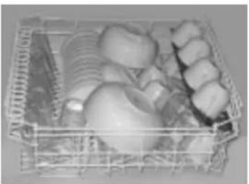 Ariston Thermo LV 650 A - How to adjust the top rack. - 4