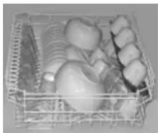 Ariston Thermo LV 650 A - Regolazione del cestello superiore. - 4