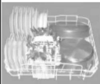 Ariston Thermo LV 650 A - Regolazione del cestello superiore. - 3