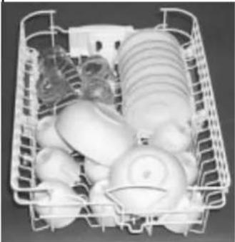 Ariston Thermo LV 460 A - Como reguilar o cesto superior - 3