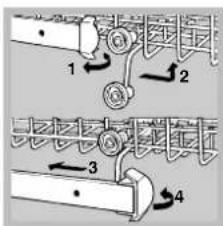 Ariston Thermo LI 705 Extra - Regular la alta del cesto superior - 1