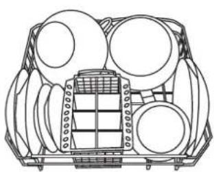 Ariston Thermo LI645A - Regolare l'altezza del cestello superiore - 4