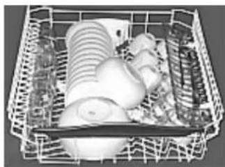 Ariston Thermo LI672A - How to adjust the top rack. - 7