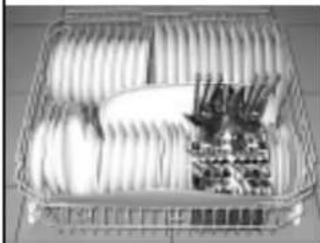 Ariston Thermo LI672A - Einstellung des oberen Geschirrkorbes. - 3