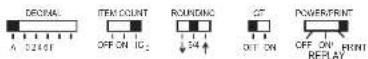 CITIZEN 350DPA - DESCRIPCION DE TECLASE INTERRUPTORES - 2
