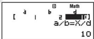 CASIO FX92B Collège 2D+ - Exemples de calculs en Mode RATIO - 2
